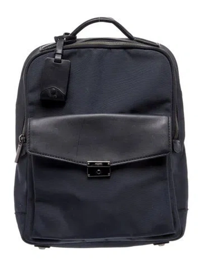 Pre-owned Tumi Nylon Backpack In Blue