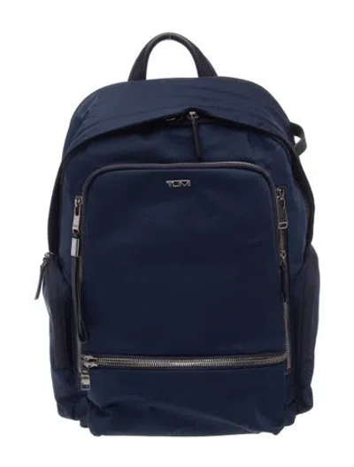 Pre-owned Tumi Nylon Backpack In Blue