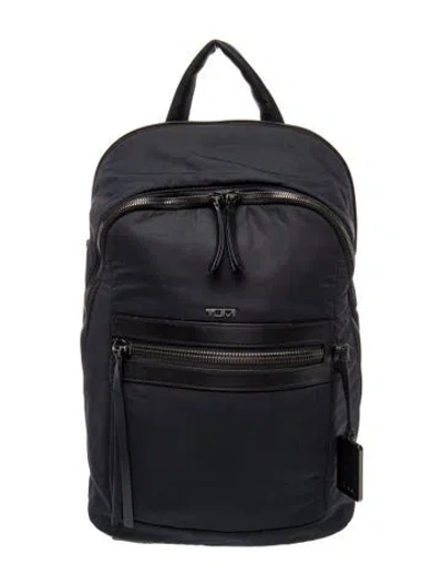Pre-owned Tumi Nylon Backpack In Blue