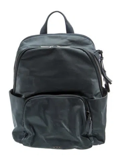Pre-owned Tumi Nylon Backpack In Blue