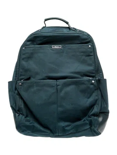 Pre-owned Tumi Nylon Backpack In Blue