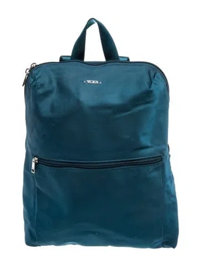 Pre-owned Tumi Nylon Backpack In Blue