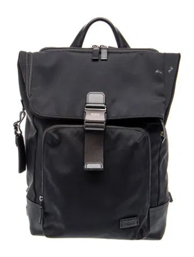 Pre-owned Tumi Nylon Backpack In Blue