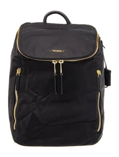 Pre-owned Tumi Nylon Backpack In Blue