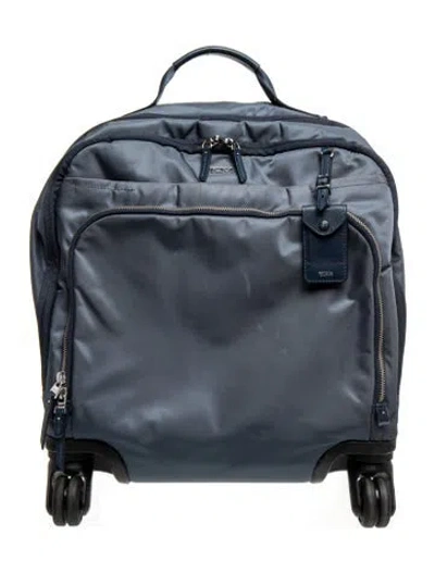 Pre-owned Tumi Nylon Backpack In Blue