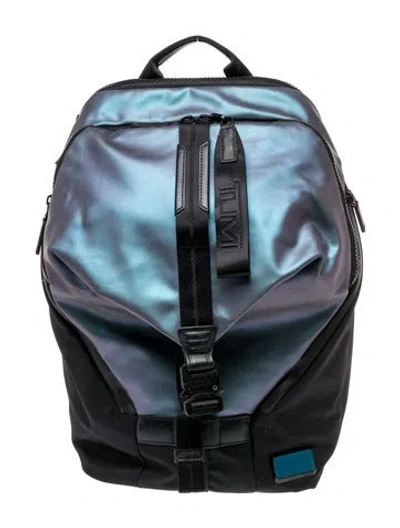 Pre-owned Tumi Nylon Backpack In Blue