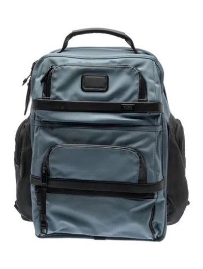 Pre-owned Tumi Nylon Backpack In Blue
