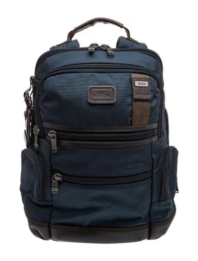 Pre-owned Tumi Nylon Backpack In Blue