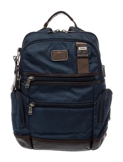 Pre-owned Tumi Nylon Backpack In Blue