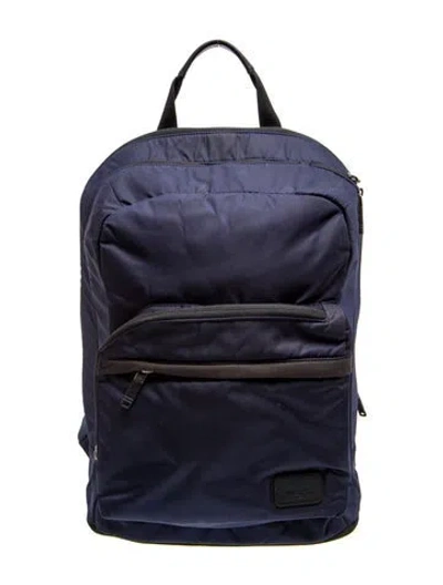 Pre-owned Tumi Nylon Backpack In Blue