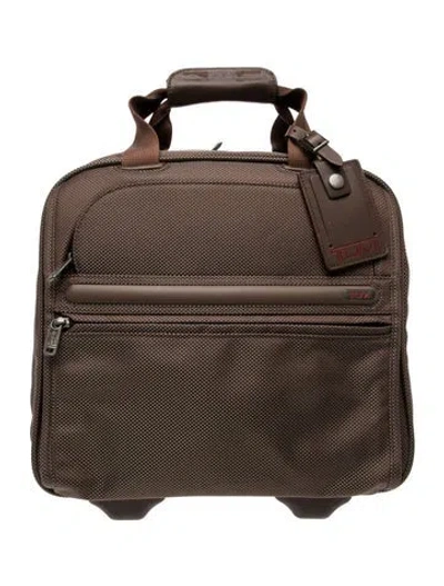 Pre-owned Tumi Nylon Backpack In Brown