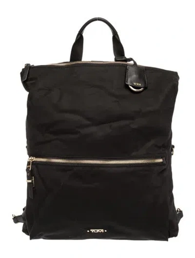 Pre-owned Tumi Nylon Backpack In Brown