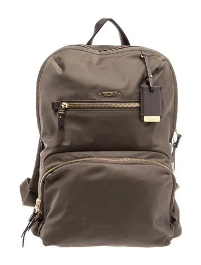 Pre-owned Tumi Nylon Backpack In Brown