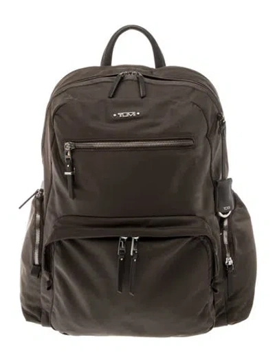 Pre-owned Tumi Nylon Backpack In Brown