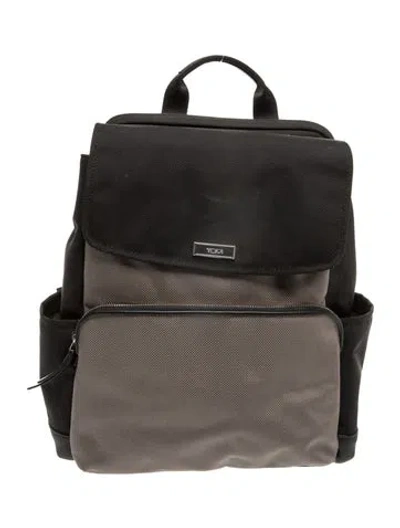 Pre-owned Tumi Nylon Backpack In Gray