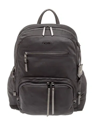 Pre-owned Tumi Nylon Backpack In Gray