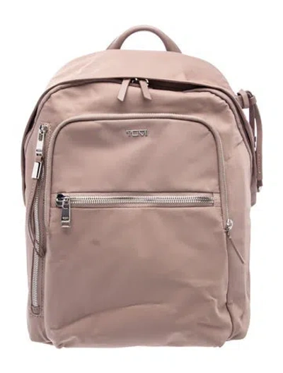 Pre-owned Tumi Nylon Backpack In Gray