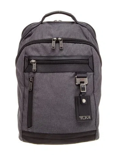 Pre-owned Tumi Nylon Backpack In Gray