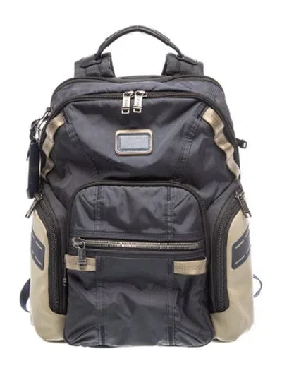 Pre-owned Tumi Nylon Backpack In Gray