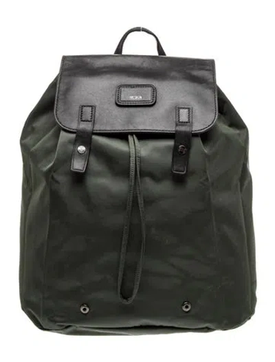 Pre-owned Tumi Nylon Backpack In Gray