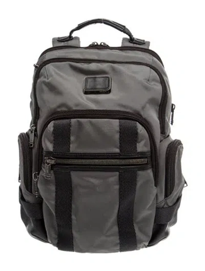Pre-owned Tumi Nylon Backpack In Grey
