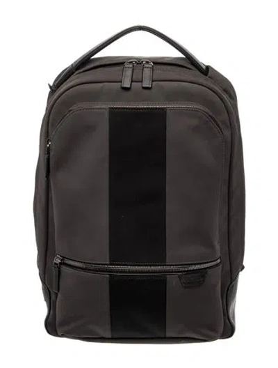 Pre-owned Tumi Nylon Backpack In Grey