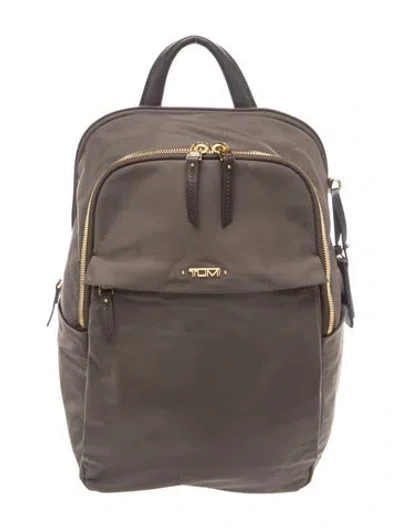 Pre-owned Tumi Nylon Backpack In Grey