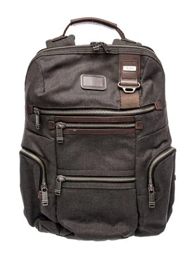 Pre-owned Tumi Nylon Backpack In Grey