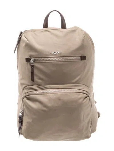 Pre-owned Tumi Nylon Backpack In Grey