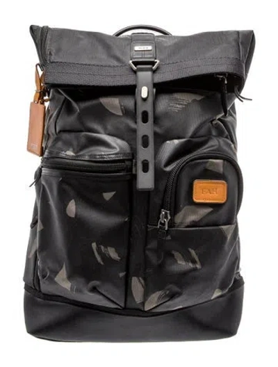 Pre-owned Tumi Nylon Backpack In Grey