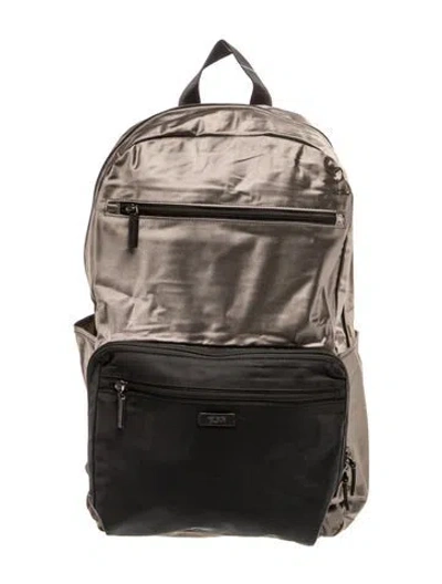 Pre-owned Tumi Nylon Backpack In Grey
