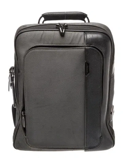 Pre-owned Tumi Nylon Backpack In Grey