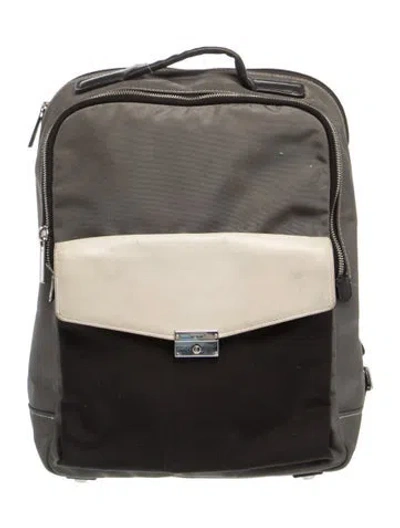 Pre-owned Tumi Nylon Backpack In Grey