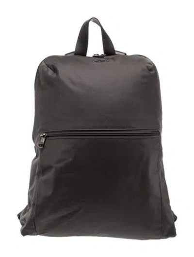 Pre-owned Tumi Nylon Backpack In Grey