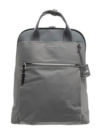 Pre-owned Tumi Nylon Backpack In Grey