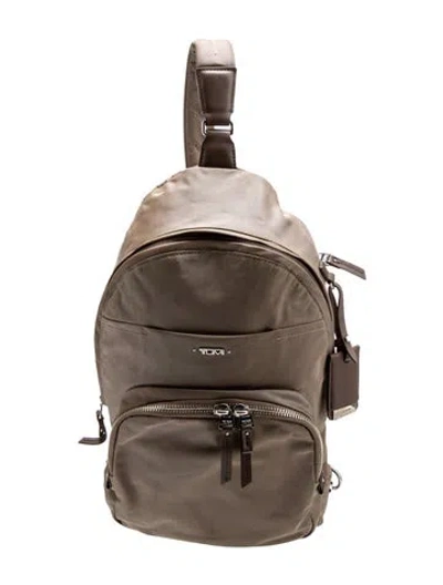 Pre-owned Tumi Nylon Backpack In Neutral