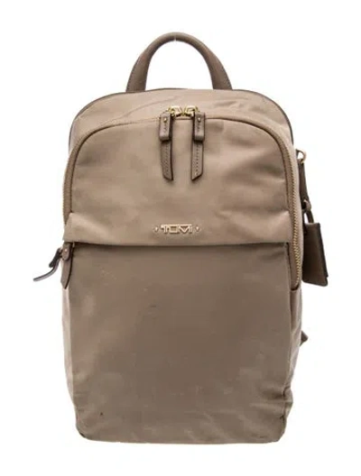 Pre-owned Tumi Nylon Backpack In Neutral