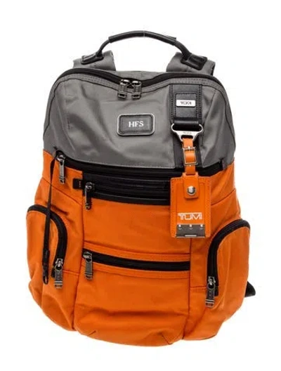 Pre-owned Tumi Nylon Backpack In Orange