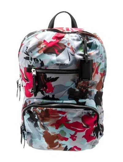 Pre-owned Tumi Nylon Backpack In Pink