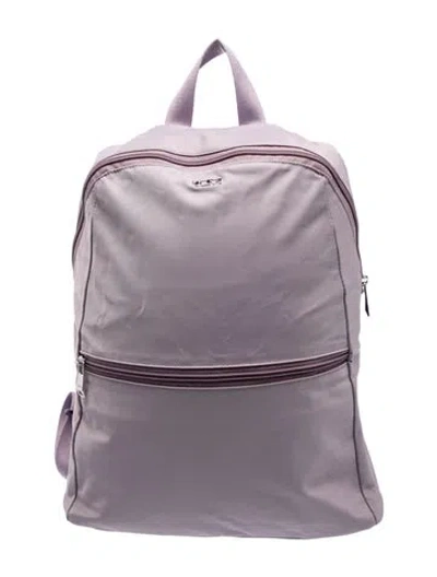 Pre-owned Tumi Nylon Backpack In Purple