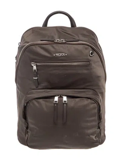 Pre-owned Tumi Nylon Backpack In Purple