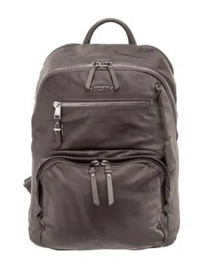 Pre-owned Tumi Nylon Backpack In Purple