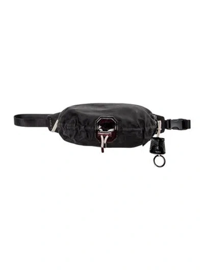 Pre-owned Tumi Nylon Belt Bag In Black