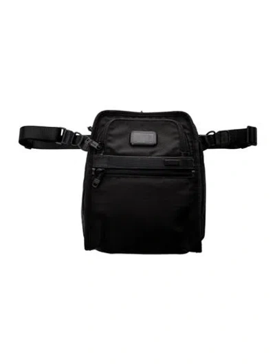 Pre-owned Tumi Nylon Belt Bag In Black