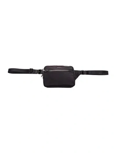 Pre-owned Tumi Nylon Belt Bag In Black