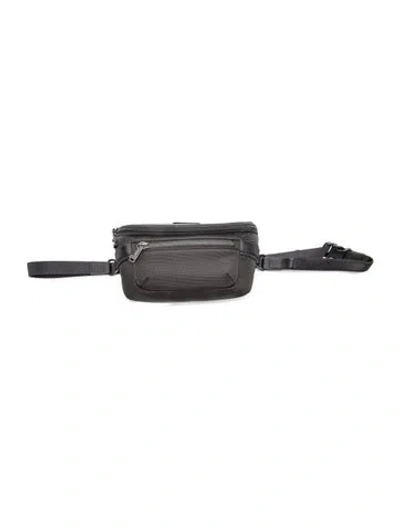 Pre-owned Tumi Nylon Belt Bag In Black