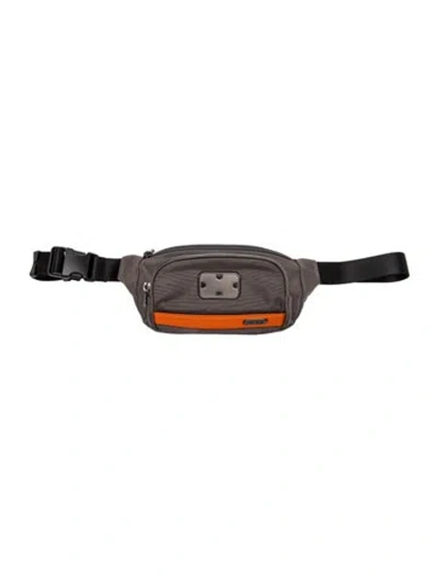 Pre-owned Tumi Nylon Belt Bag In Grey
