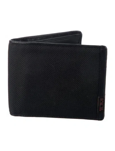 Pre-owned Tumi Nylon Bifold Wallet In Black
