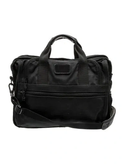 Pre-owned Tumi Nylon Briefcase In Black