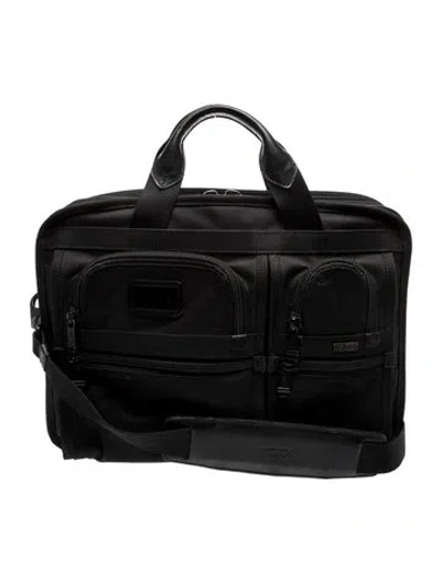 Pre-owned Tumi Nylon Briefcase In Black